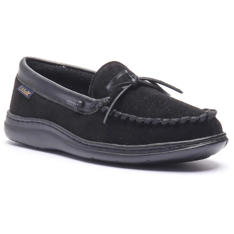 Men's slippers with a pointed toe for a stylish appearanceL.B. Evans Mens Atlin Suede Faux Fur Lined Moccasin Slippers Men's slippers with a pointed toe for a stylish appearanceL.B. Evans Mens Atlin Suede Faux Fur Lined Moccasin Slippers