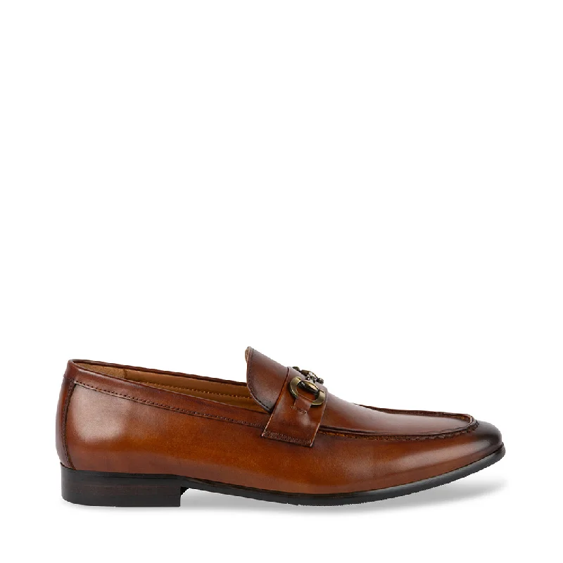 Men's loafers with a pointed toe for a stylish appearanceLEDGER TAN LEATHER