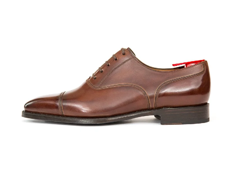 Men's Oxfords with a lace - up closure and a narrow fitMagnolia - MTO - Cedar Calf - LPB Last - Single Leather Sole Men's Oxfords with a lace - up closure and a narrow fitMagnolia - MTO - Cedar Calf - LPB Last - Single Leather Sole