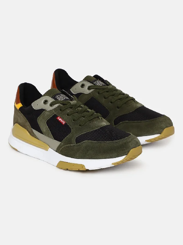 Men's casual shoes with a floral print for a unique styleMen's Green Colorblock Shoes Men's casual shoes with a floral print for a unique styleMen's Green Colorblock Shoes