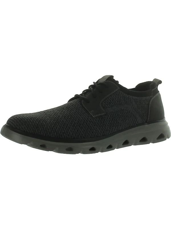 Men's Oxfords with a low - heeled design and a square toeMens Lace Up Almond Toe Oxfords Men's Oxfords with a low - heeled design and a square toeMens Lace Up Almond Toe Oxfords