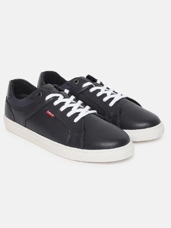 Canvas slip - on men's casual shoes for convenienceMen's Navy Solid Shoes