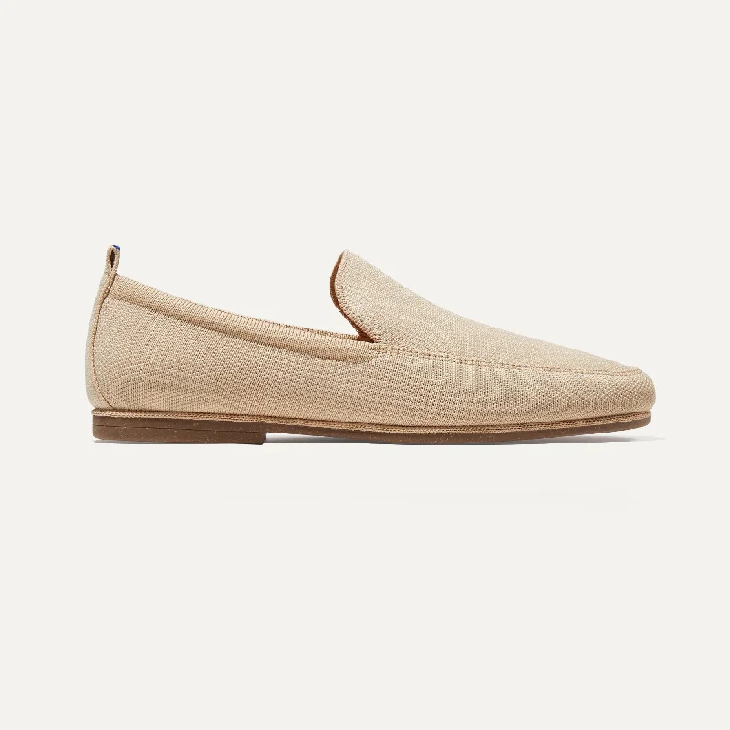 Men's loafers with a stretchy side panel for a better fitThe Ravello Loafer - Sand