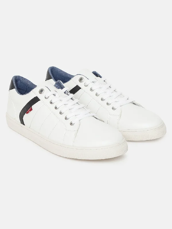Men's casual shoes with a rubber toe cap for protectionMen's White Colorblock Shoes Men's casual shoes with a rubber toe cap for protectionMen's White Colorblock Shoes