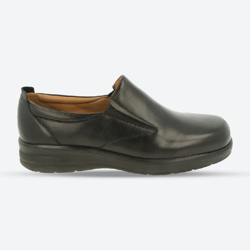 Leather men's casual shoes with a scuffed finishMens Wide Fit DB Dalton Slip On Luxury Shoes Leather men's casual shoes with a scuffed finishMens Wide Fit DB Dalton Slip On Luxury Shoes