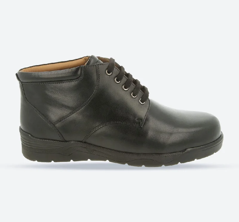 Men's casual sneakers with a mesh upperMens Wide Fit Douglas Walking Ankle Boots