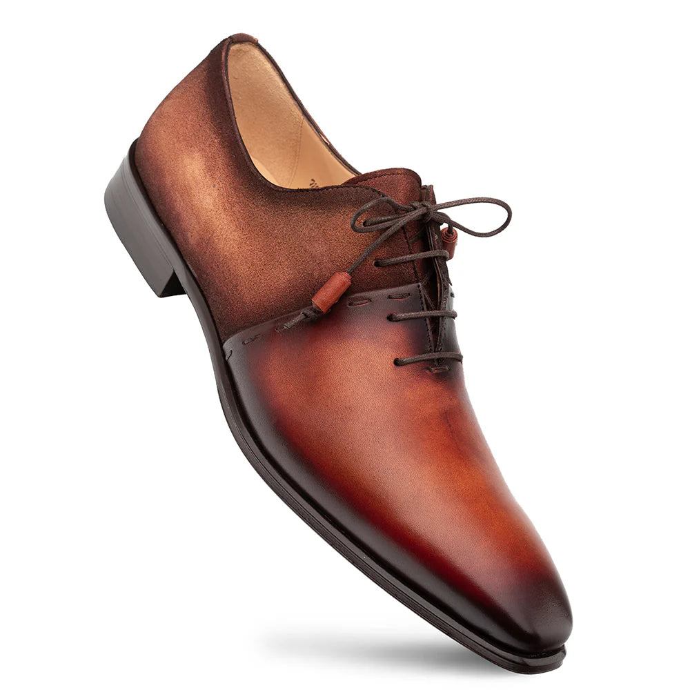 Men's Oxfords with a low - heeled design and a square toeMezlan Colomer 21342 Cognac Rust/Sport Calf/Suede Oxfords Men's Oxfords with a low - heeled design and a square toeMezlan Colomer 21342 Cognac Rust/Sport Calf/Suede Oxfords