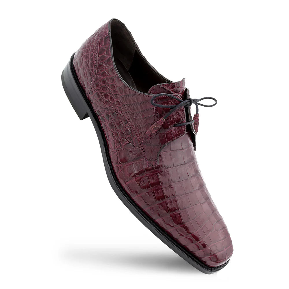 Men's Oxford shoes with a padded insole for all - day comfortMezlan Men's 13584-F Burgundy Crocodile Lace Up Anderson Oxfords Men's Oxford shoes with a padded insole for all - day comfortMezlan Men's 13584-F Burgundy Crocodile Lace Up Anderson Oxfords