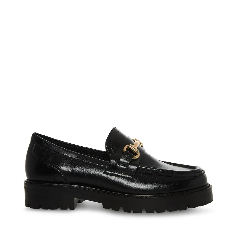 Men's loafers in a neutral color like black or brownMISTOR BLACK LEATHER