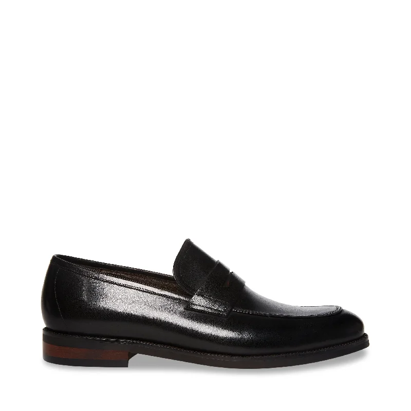 Men's loafers with a smooth leather finishPARDITO BLACK