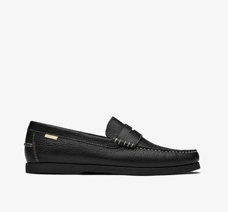 Slip - on men's loafers for easy wearPenny Loafer | Black