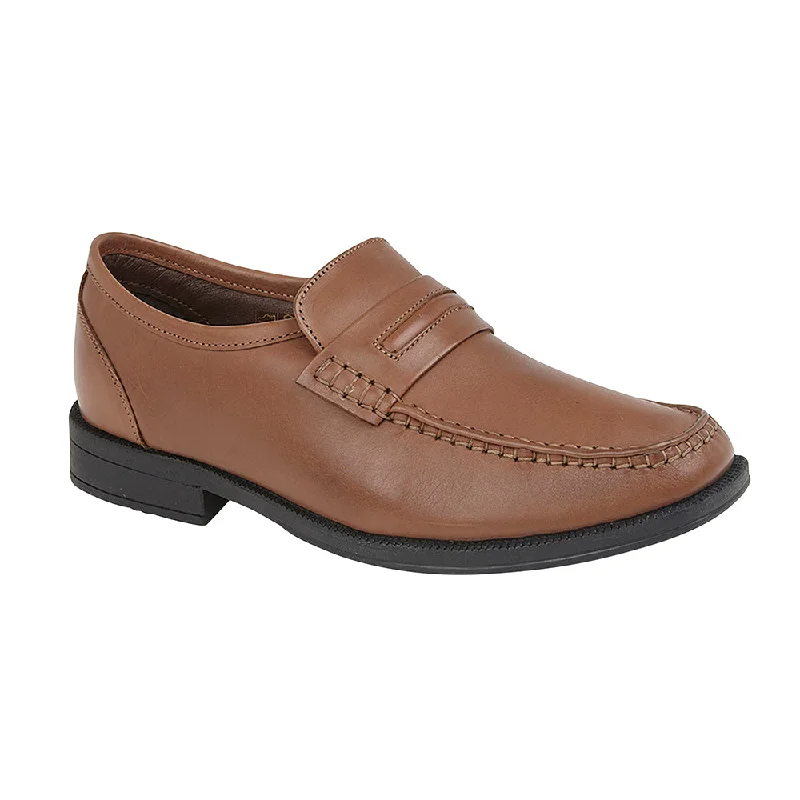 Slip - on men's loafers for easy wearPITNEY LEATHER LOAFERS