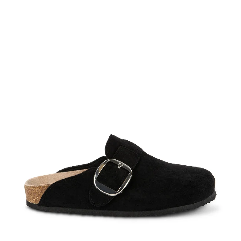 Men's leather loafers with a penny slotPRIM BLACK FABRIC