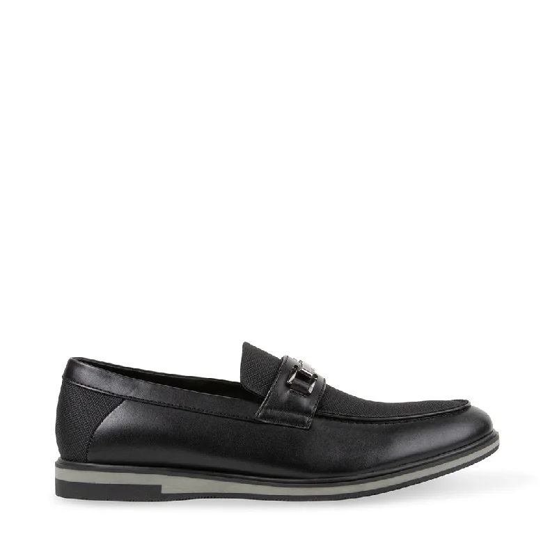 Men's loafers with a smooth leather finishSCOTTT BLACK