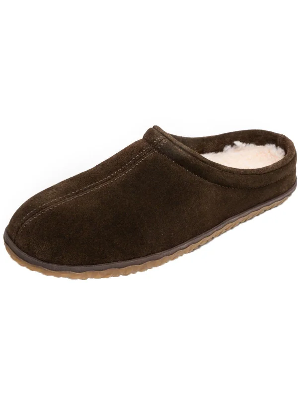 Men's slippers with a padded footbed for all - day comfortTaylor Mens Suede Slip On Clog Slippers Men's slippers with a padded footbed for all - day comfortTaylor Mens Suede Slip On Clog Slippers