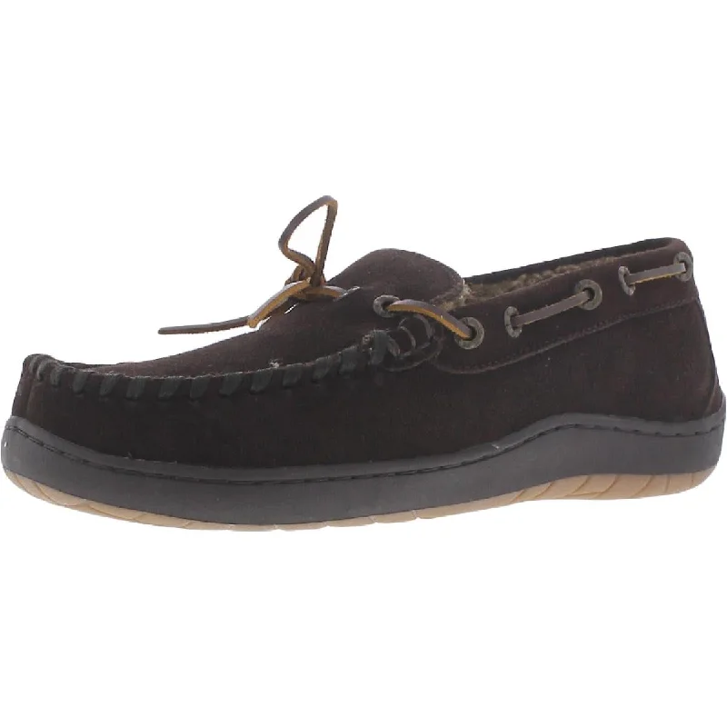 Leather men's slippers with a mule styleTempur-Pedic Mens Therman Suede Slip On Moccasin Slippers Leather men's slippers with a mule styleTempur-Pedic Mens Therman Suede Slip On Moccasin Slippers