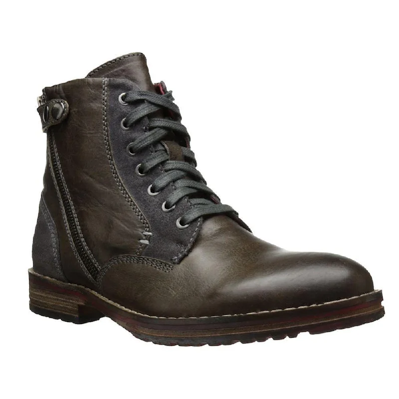 Men's Oxfords with a perforated leather strap for ventilationTestosterone Men's Ball of Fire Grey Men's Oxfords with a perforated leather strap for ventilationTestosterone Men's Ball of Fire Grey