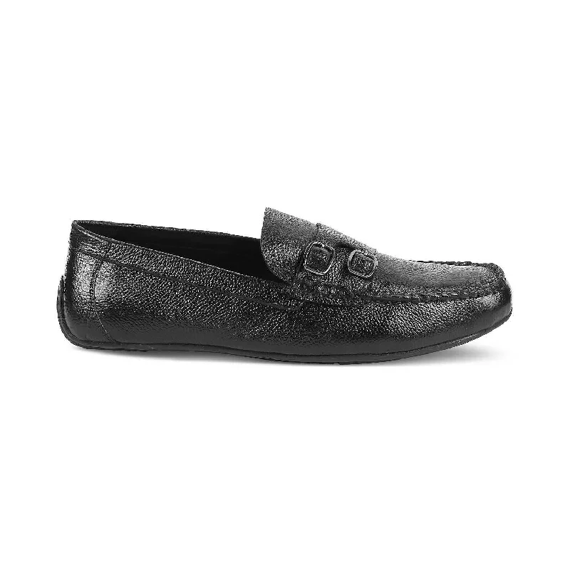 Men's loafers with a smooth leather finishThe Roby Black Men's Double Monk Shoes Tresmode Men's loafers with a smooth leather finishThe Roby Black Men's Double Monk Shoes Tresmode