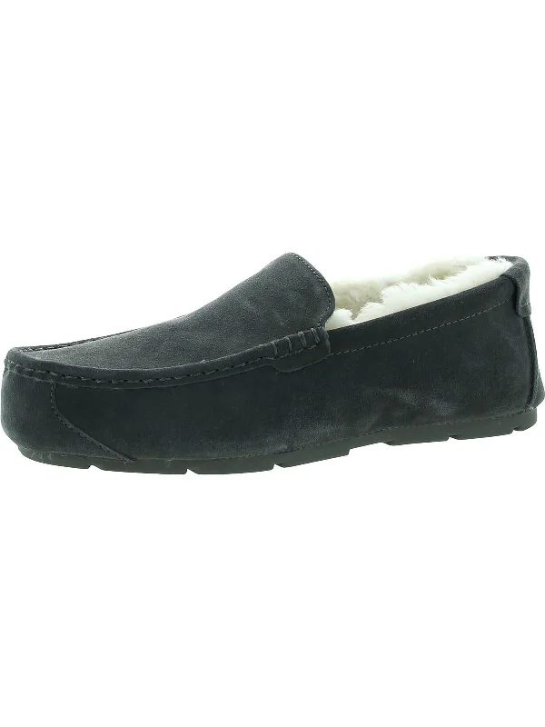 Men's slippers with a pointed toe for a stylish appearanceTipton Mens Suede Faux Fur Moccasin Slippers Men's slippers with a pointed toe for a stylish appearanceTipton Mens Suede Faux Fur Moccasin Slippers
