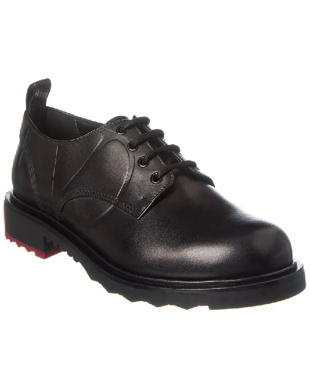 Men's Oxford shoes with a double - buckle strapValentino Leather Oxford