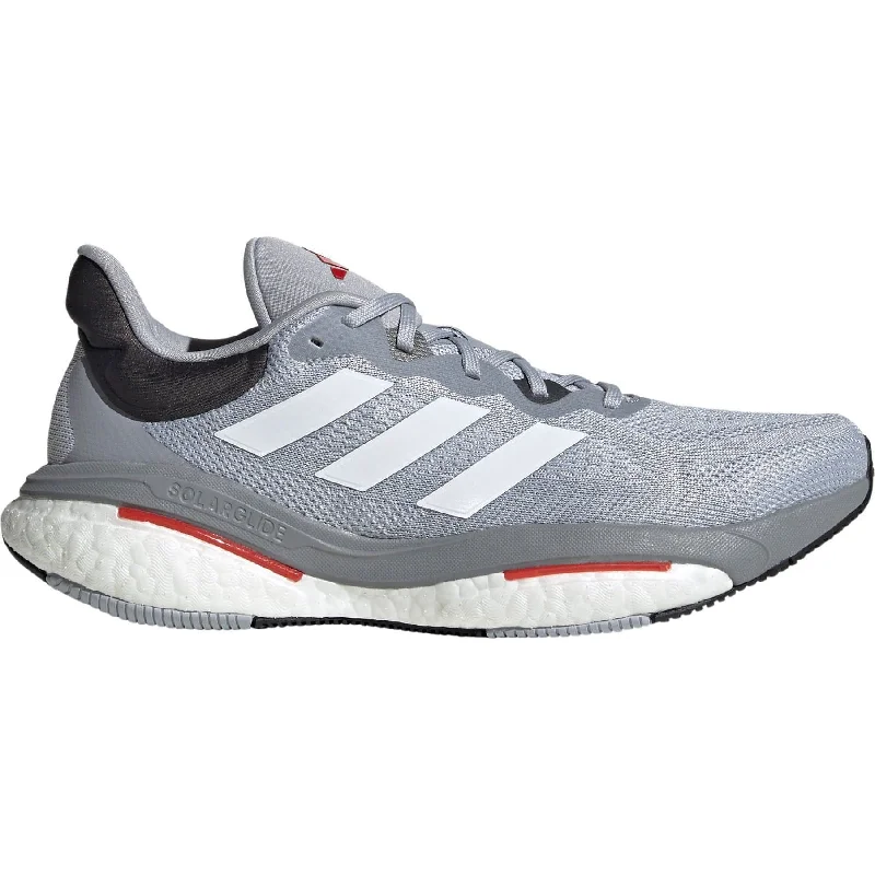 Men's running shoes with a padded heel collaradidas SolarGlide 6 Mens Running Shoes - Grey Men's running shoes with a padded heel collaradidas SolarGlide 6 Mens Running Shoes - Grey