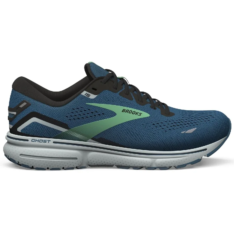 Men's running shoes with a sock - like fitBrooks Ghost 15 D Mens Running Shoes