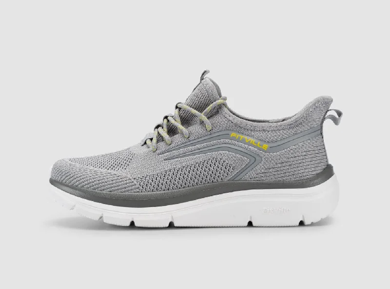 Cushioned men's running shoes for shock absorptionFitVille Men's Cloud Strider V1
