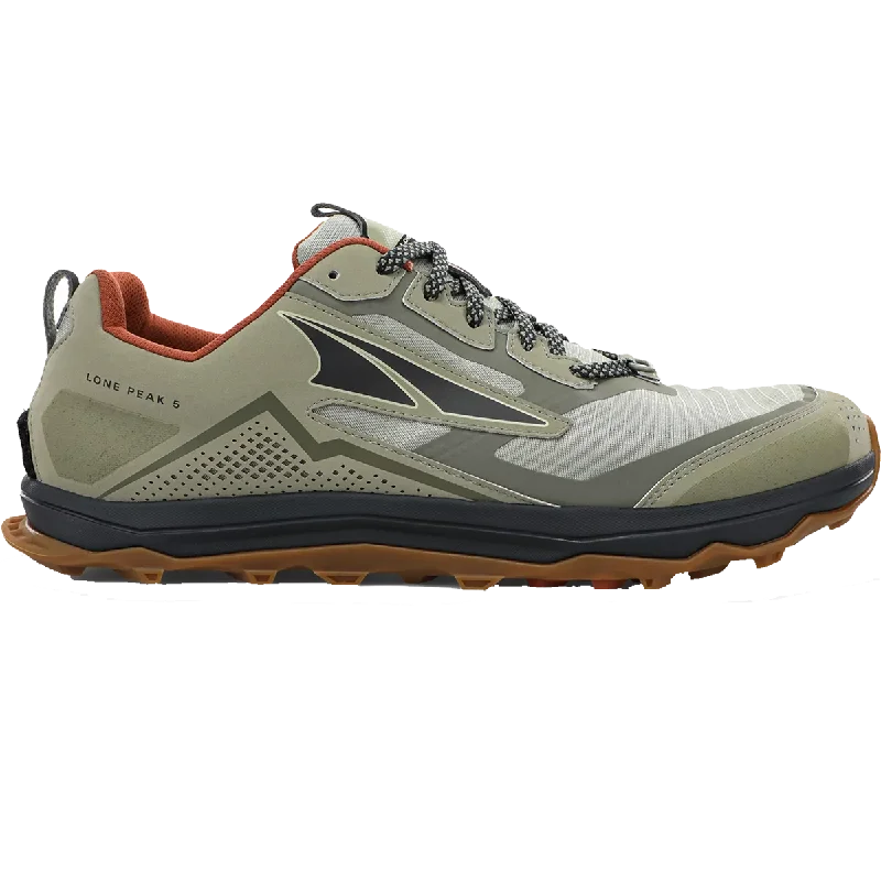 Men's running shoes with a brightly colored designMen's Lone Peak 5