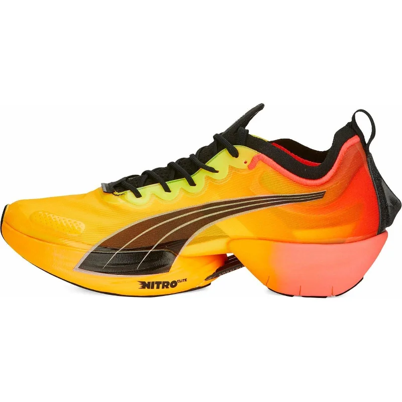 Men's running shoes with a flexible sole for easy movementPuma Fast-R Nitro Elite Fireglow Mens Running Shoes - Yellow Men's running shoes with a flexible sole for easy movementPuma Fast-R Nitro Elite Fireglow Mens Running Shoes - Yellow