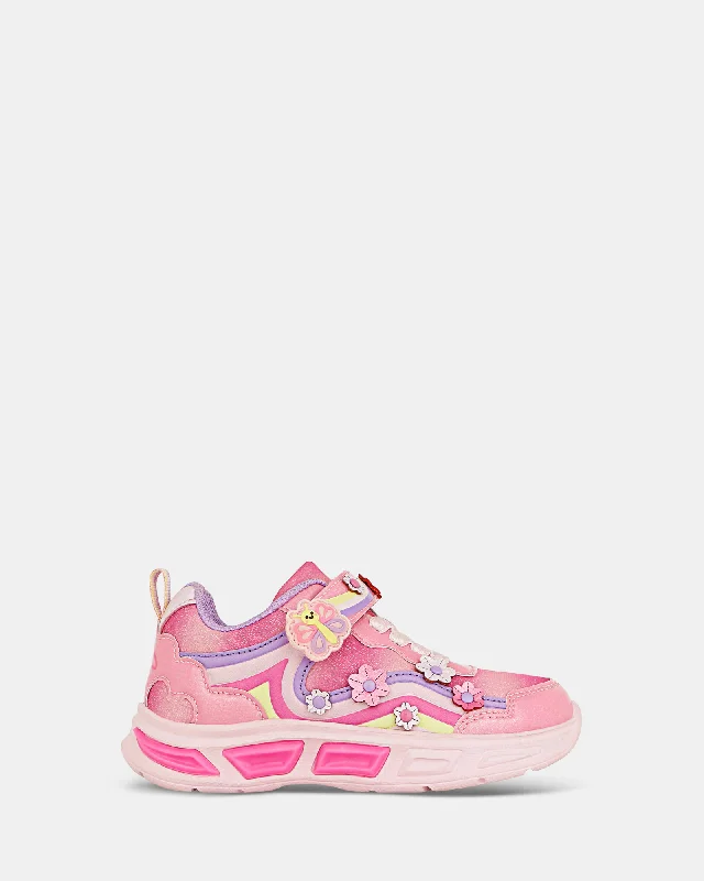 Leather men's sneakers with a low - top designAlexis Pink