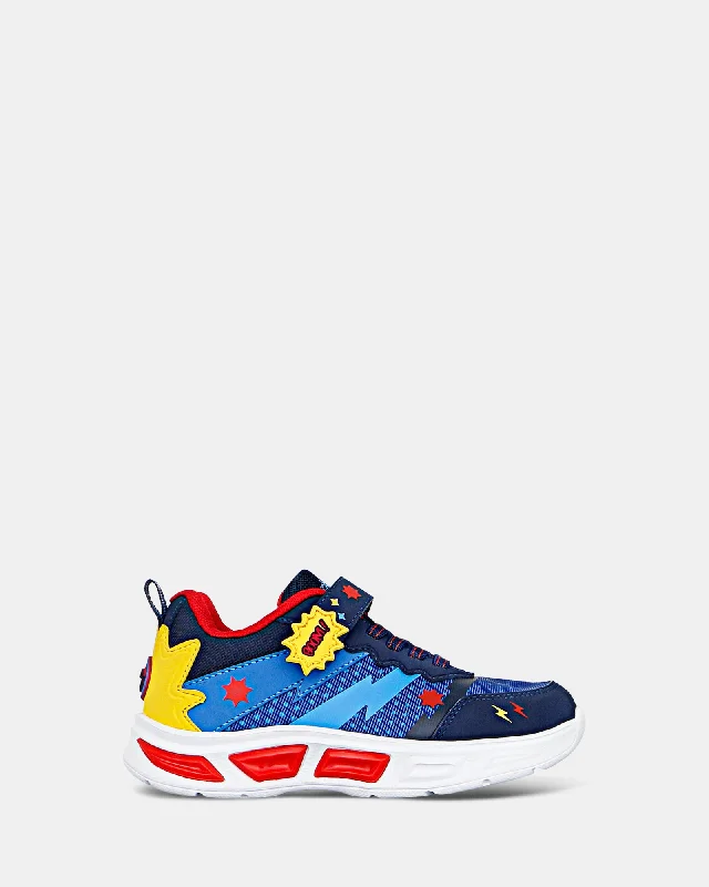 Men's sneakers with a wide toe box for comfortAndy Navy/Red