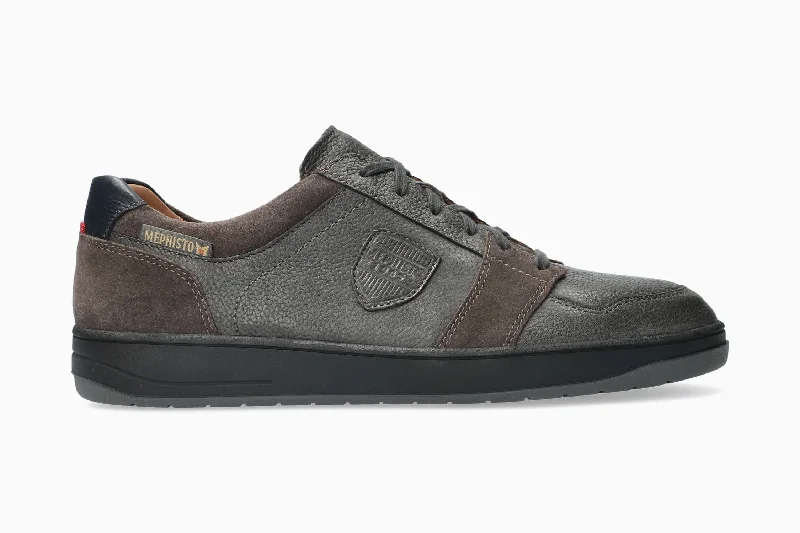 Running - inspired men's sneakers with a breathable meshHugh - Graphite