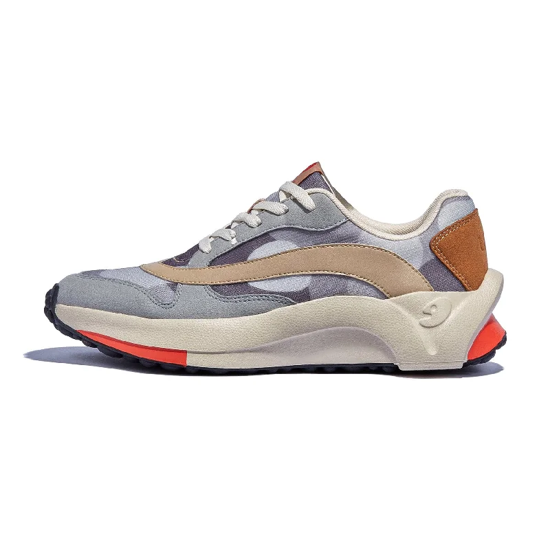 Men's sneakers with a leather lining for breathabilityCamouflage Concrete Sevilla II Men Men's sneakers with a leather lining for breathabilityCamouflage Concrete Sevilla II Men