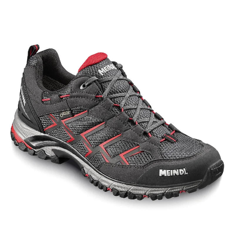 Men's walking shoes with a shock - absorbing insoleCaribe GTX - Black/Red