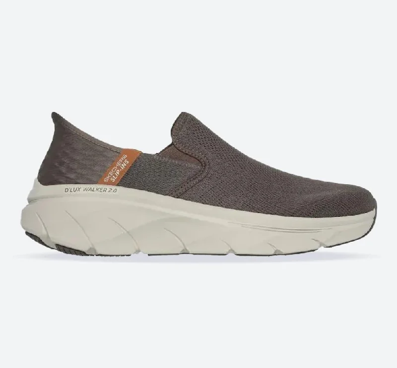 Men's sneakers with a contrast color soleMen's Relaxed Fit Skechers 232463 Slip-ins D'lux Walker Sneakers