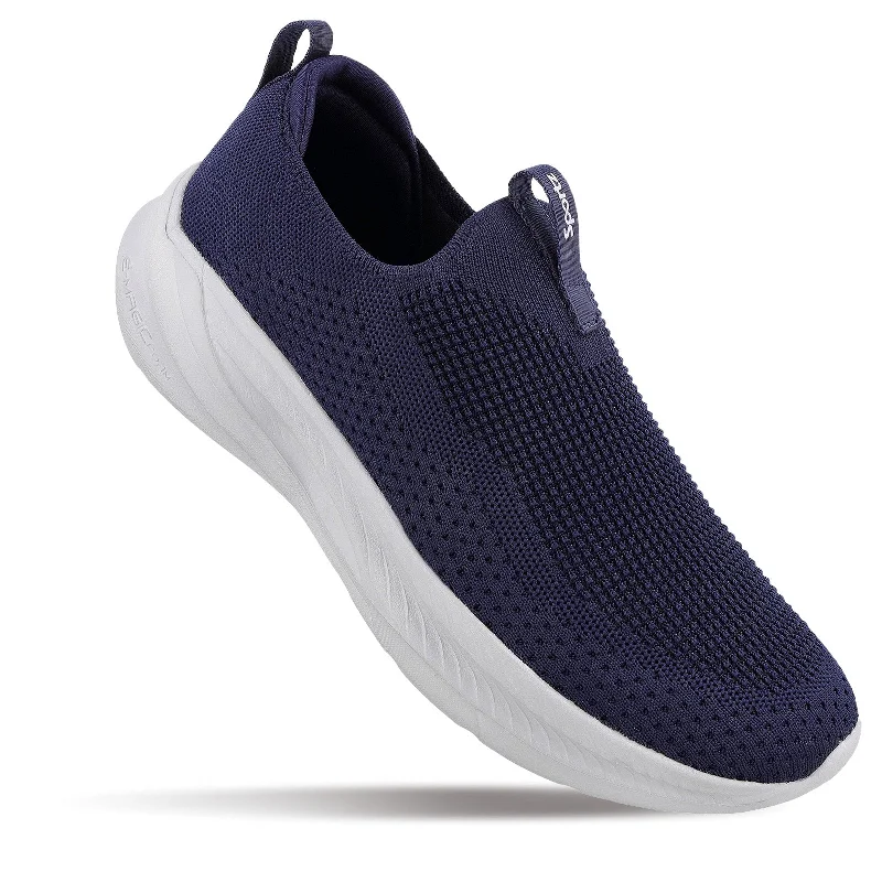 Men's walking shoes with a brightly colored designMen's Slip-on Walking Shoe - WS9601 Navy Blue Men's walking shoes with a brightly colored designMen's Slip-on Walking Shoe - WS9601 Navy Blue