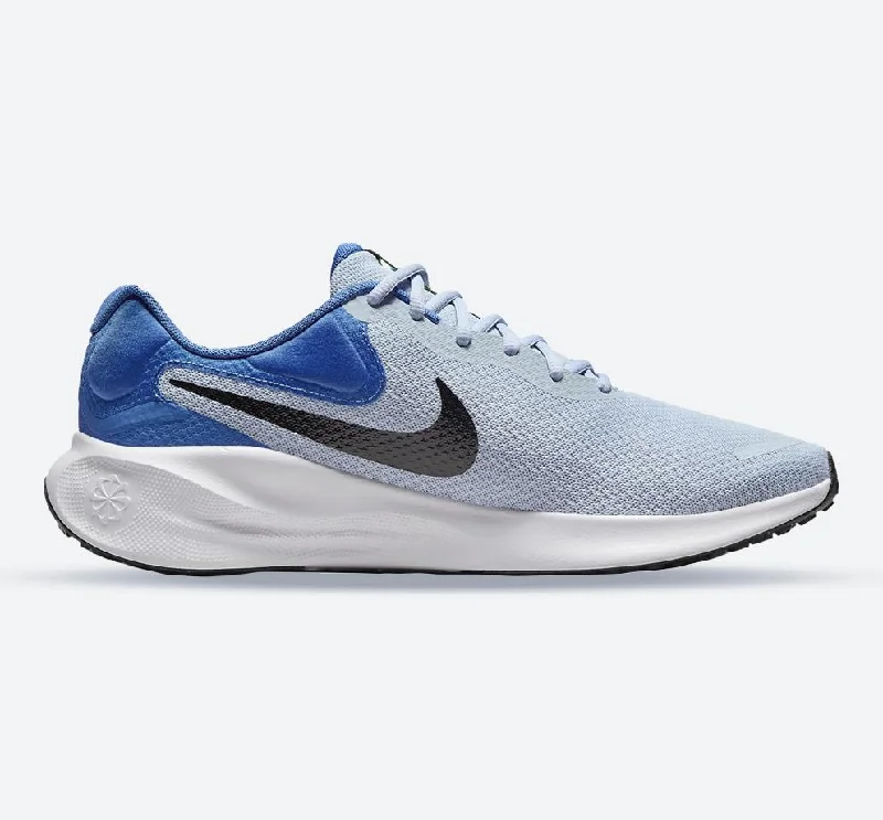 Men's sneakers with a stretchy side panel for flexibilityMen's Wide Fit Nike FB8501-402 Revolution 7 Running Sneakers Men's sneakers with a stretchy side panel for flexibilityMen's Wide Fit Nike FB8501-402 Revolution 7 Running Sneakers