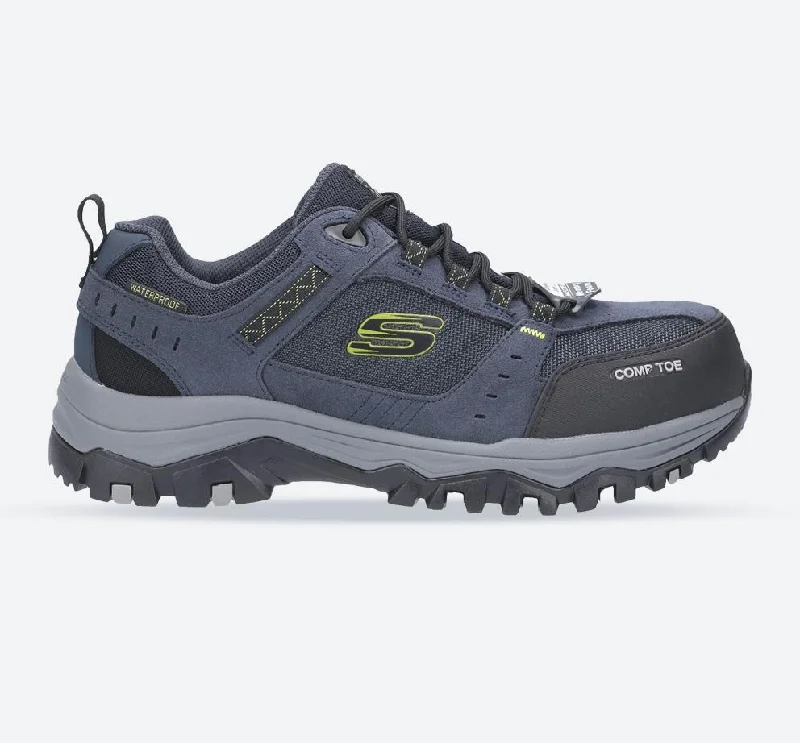 Men's sneakers with a rubber outsole for tractionMen's Wide Fit Safety Skechers 77183EC Greetah Lace Up Hiker Composite Toe Sneakers Men's sneakers with a rubber outsole for tractionMen's Wide Fit Safety Skechers 77183EC Greetah Lace Up Hiker Composite Toe Sneakers