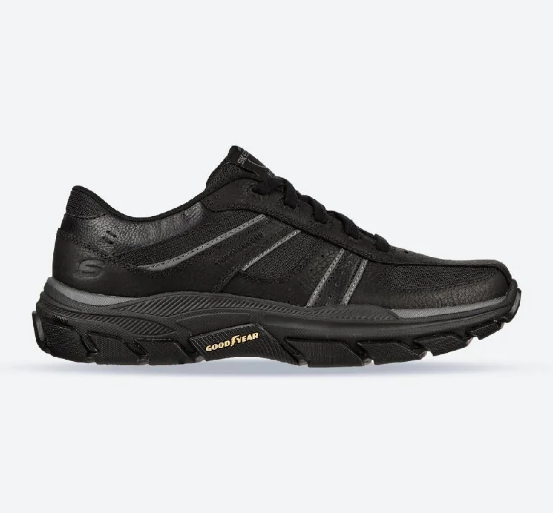 Men's sneakers with a cushioned midsole for comfortMen's Wide Fit Skechers 204330 Respected Lace Up Sneakers