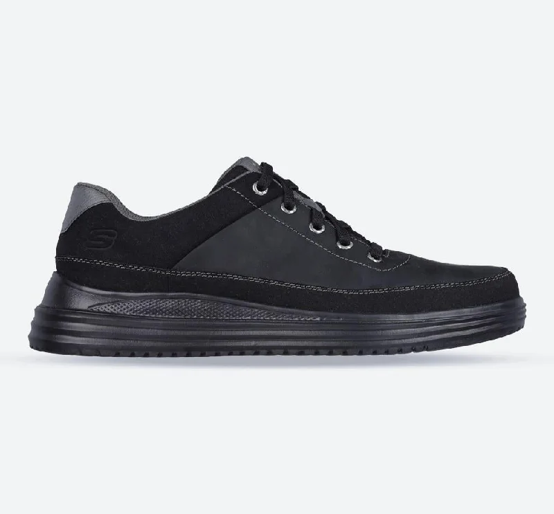 Men's sneakers with a stretchy side panel for flexibilityMen's Wide Fit Skechers 204875 Proven Aldeno Sneakers Men's sneakers with a stretchy side panel for flexibilityMen's Wide Fit Skechers 204875 Proven Aldeno Sneakers