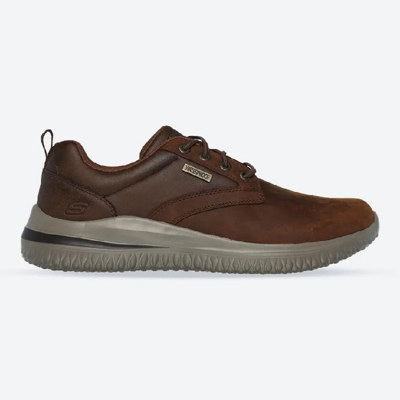 Leather men's sneakers with a low - top designMen's Wide Fit Skechers 210661 Delson 3.0 Glavine Walking Sneakers Leather men's sneakers with a low - top designMen's Wide Fit Skechers 210661 Delson 3.0 Glavine Walking Sneakers