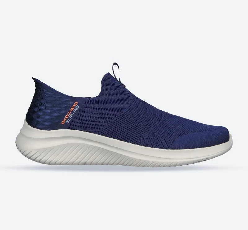 Men's sneakers with a rubber outsole for tractionMen's Wide Fit Skechers 232450 Slip-ins Ultra Flex 3.0 Smooth Step Sneakers - Navy Men's sneakers with a rubber outsole for tractionMen's Wide Fit Skechers 232450 Slip-ins Ultra Flex 3.0 Smooth Step Sneakers - Navy