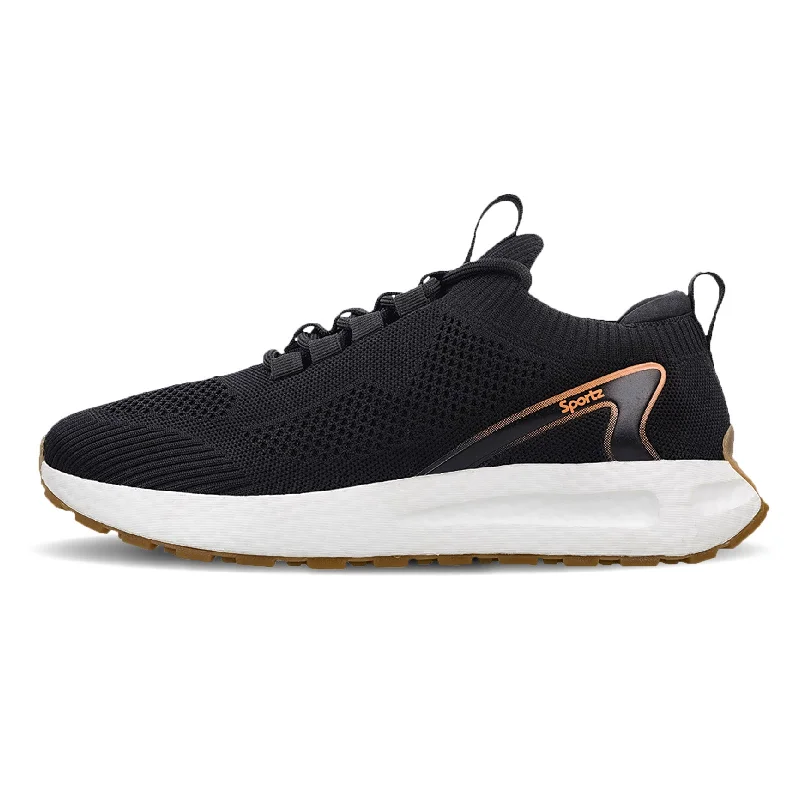 Men's walking shoes with a brightly colored designVIBE Men's Sports Shoe - WS9144 Black Men's walking shoes with a brightly colored designVIBE Men's Sports Shoe - WS9144 Black