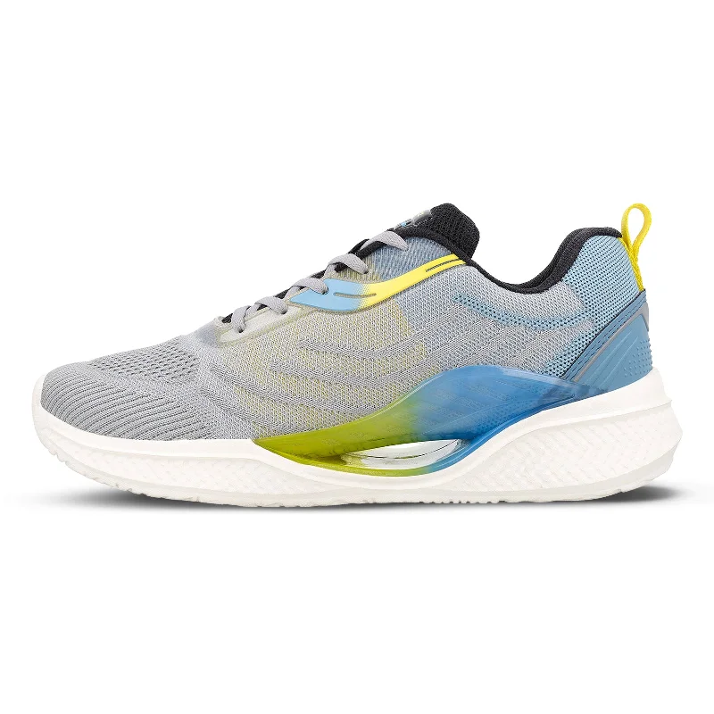 Men's walking shoes with a stretchy side panel for flexibilityMen's Lace-up Sports Shoe - WS9132 Light Grey Men's walking shoes with a stretchy side panel for flexibilityMen's Lace-up Sports Shoe - WS9132 Light Grey