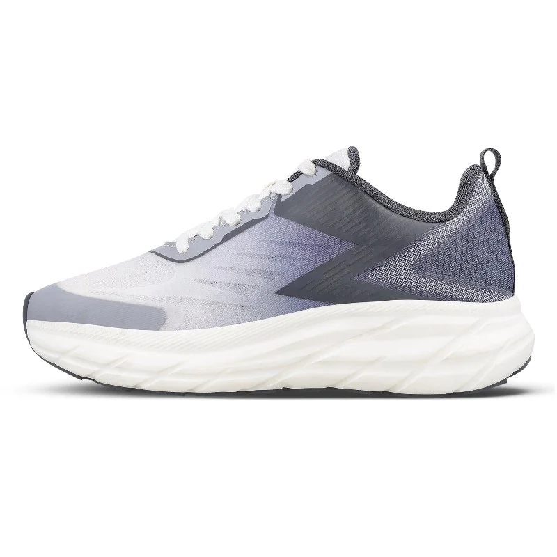 Men's walking shoes with a low - heeled designMen's Lace-up Sports Shoe - WS97543 White Grey Men's walking shoes with a low - heeled designMen's Lace-up Sports Shoe - WS97543 White Grey