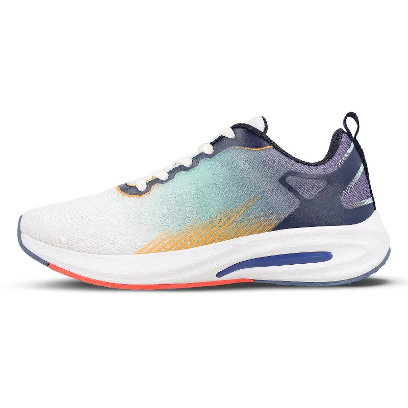 Men's walking shoes with a lace - up closure for a secure fitMen's Lace-up Sports Shoe - WS97545 Green Orange Men's walking shoes with a lace - up closure for a secure fitMen's Lace-up Sports Shoe - WS97545 Green Orange