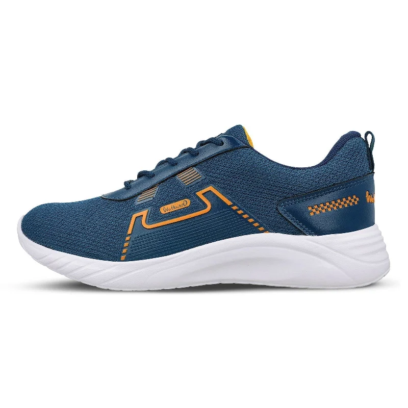 Men's walking shoes with a flexible sole for easy movementWalkaroo Men walking Shoes - WS3065 Teal Yellow Men's walking shoes with a flexible sole for easy movementWalkaroo Men walking Shoes - WS3065 Teal Yellow
