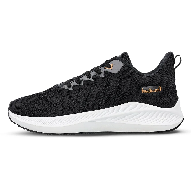 Men's walking shoes with a low - heeled designMen's Lace-up Sports Shoe - WS9104 Black Men's walking shoes with a low - heeled designMen's Lace-up Sports Shoe - WS9104 Black