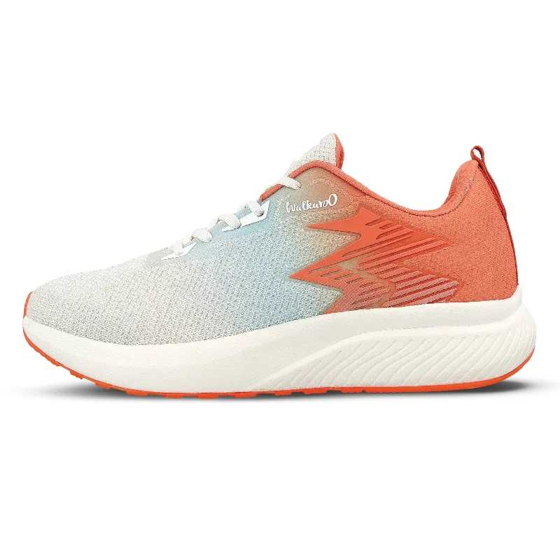 Men's walking shoes with a brightly colored designMen's Lace-up Sports Shoe - WS9111 Orange Seablue Men's walking shoes with a brightly colored designMen's Lace-up Sports Shoe - WS9111 Orange Seablue