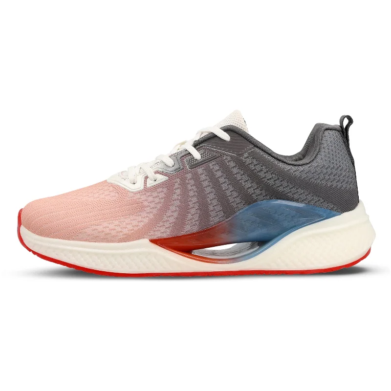 Men's walking shoes with a lace - up closure for a secure fitMen's Lace-up Sports Shoe - WS9119 White Red Men's walking shoes with a lace - up closure for a secure fitMen's Lace-up Sports Shoe - WS9119 White Red